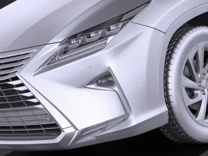 Lexus RX 450H 2016 3D Model