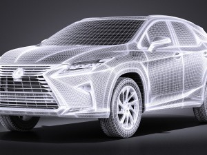 Lexus RX 450H 2016 3D Model