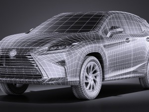 Lexus RX 450H 2016 3D Model