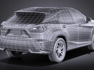 Lexus RX 450H 2016 3D Model