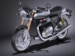 ट्रायम्फ थ्रक्सटन आर 2016 3D मॉडल