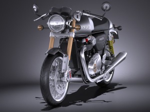 Triumph Thruxton R 2016 3D Modell