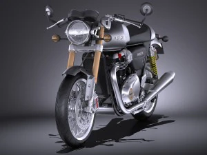 Triumph Thruxton R 2016 3D Model