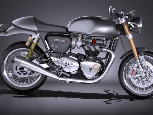 Triumph Thruxton R 2016 3D Modell