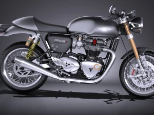 Triumph Thruxton R 2016 3D Model