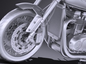 Triumph Thruxton R 2016 3D Modell
