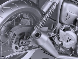 Triumph Thruxton R 2016 3D Model