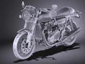 Triumph Thruxton R 2016 3D Model