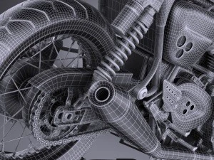 Triumph Thruxton R 2016 3D Model