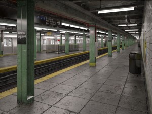 NYC Subway Station 3D 模型