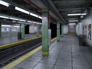 NYC Subway Station 3D 模型