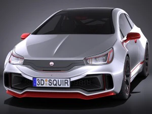 Generic Sport Hatchback 2016 3D Model