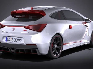 Generic Sport Hatchback 2016 3D Model
