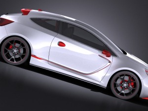 Generic Sport Hatchback 2016 3D 모델