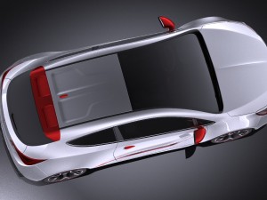 Generic Sport Hatchback 2016 3D 모델