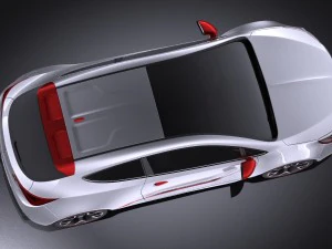 Generic Sport Hatchback 2016 3D Model