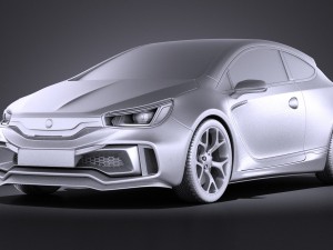 Generic Sport Hatchback 2016 3D 모델