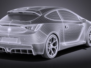 Generic Sport Hatchback 2016 3D 모델