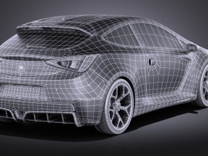 Generic Sport Hatchback 2016 3D 모델