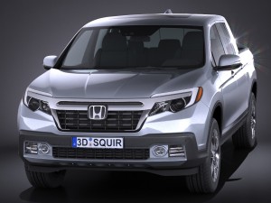 Honda Ridgeline 2017 Modello 3D