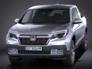 Honda Ridgeline 2017 3D Model