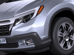 Honda Ridgeline 2017 Modello 3D