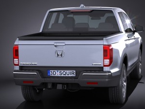 Honda Ridgeline 2017 Modello 3D