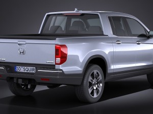 Honda Ridgeline 2017 Modello 3D