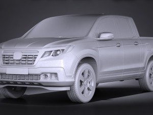 Honda Ridgeline 2017 Modello 3D