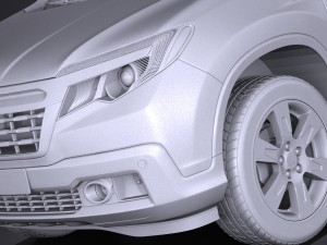 Honda Ridgeline 2017 Modello 3D