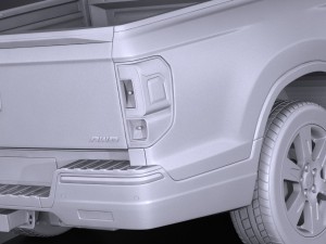 Honda Ridgeline 2017 Modello 3D
