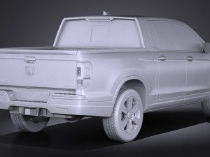 Honda Ridgeline 2017 Modello 3D