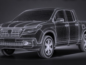 Honda Ridgeline 2017 Modello 3D