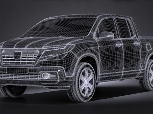 Honda Ridgeline 2017 3D Model