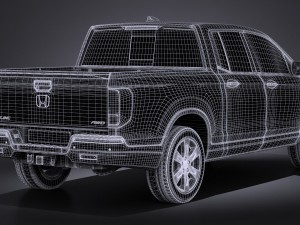 Honda Ridgeline 2017 Modello 3D