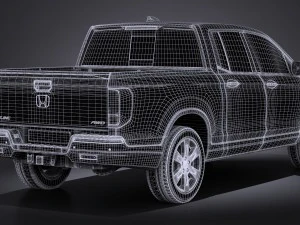 Honda Ridgeline 2017 3D Model