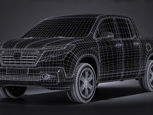 Honda Ridgeline 2017 Modello 3D