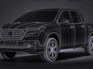 Honda Ridgeline 2017 3D Model