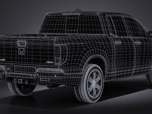 Honda Ridgeline 2017 Modello 3D