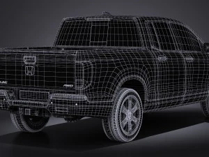 Honda Ridgeline 2017 3D Model