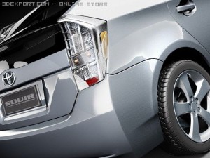 Toyota Prius 2010 Hybrid 3D Модель
