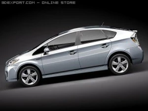 Toyota Prius 2010 Hybrid 3D Model