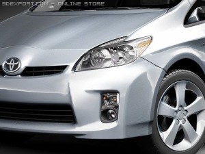 Toyota Prius 2010 Hybrid 3D Модель