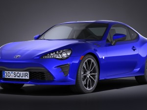 Toyota GT86 2017 Modelo 3D