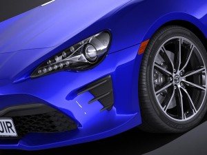 Toyota GT86 2017 3Dモデル