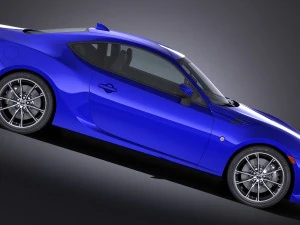 टोयोटा GT86 2017 3D मॉडल