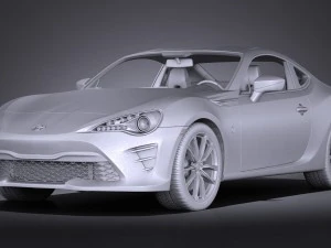 टोयोटा GT86 2017 3D मॉडल