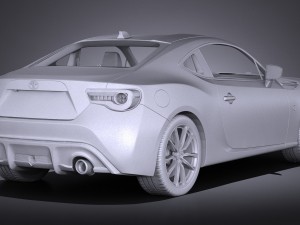 Toyota GT86 2017 3Dモデル