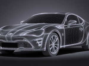 Toyota GT86 2017 3Dモデル