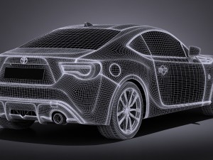 Toyota GT86 2017 3Dモデル
